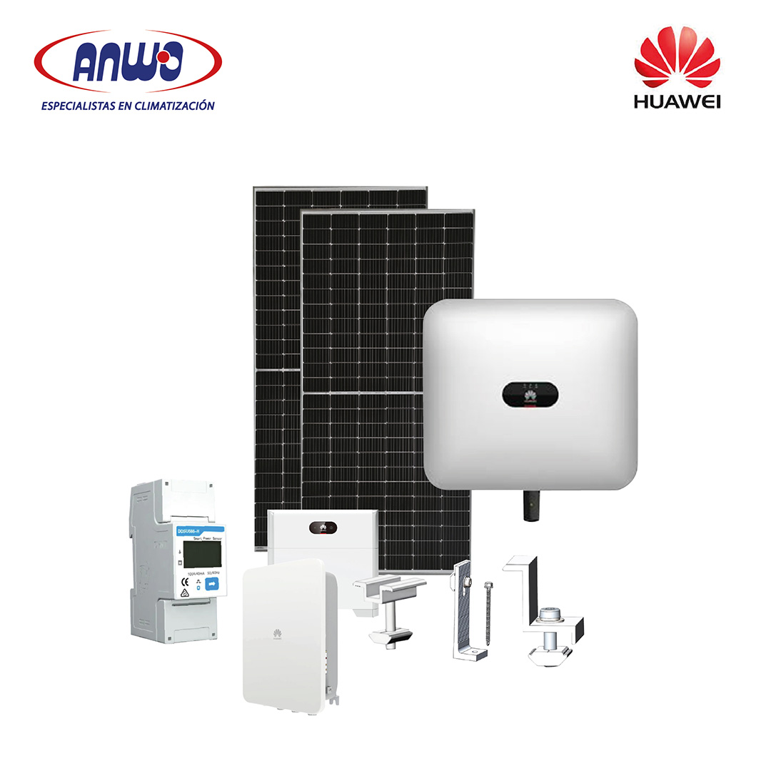KIT FOTOVOLTAICO ALMACENAMIENTO 3KW HUAWEI